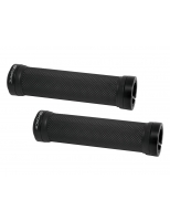 FORCE Rubber Grips with Locking-black